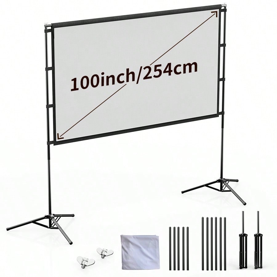 Home Cinema Projector 4K - Pantalla de proyección XBJ de 100