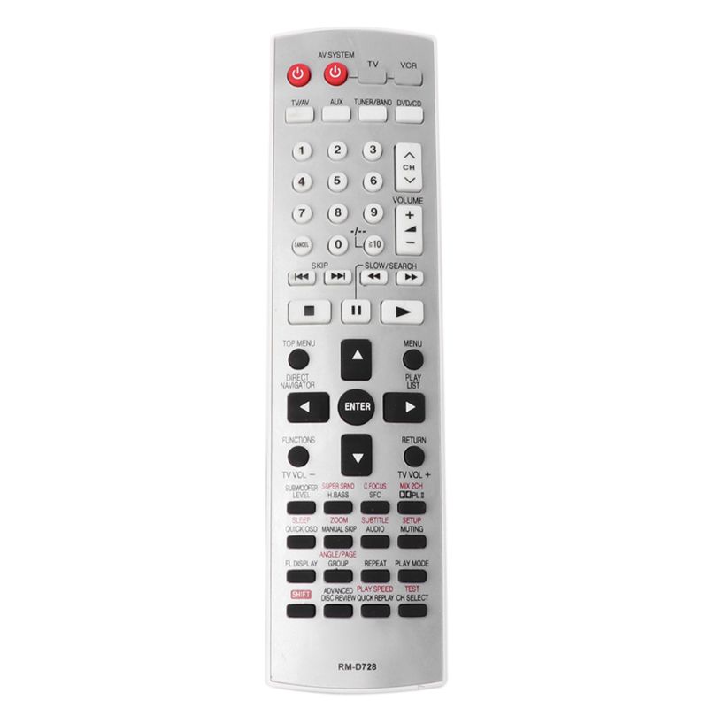 Home Cinema Panasonic - Reemplazo de control remoto para sistemas