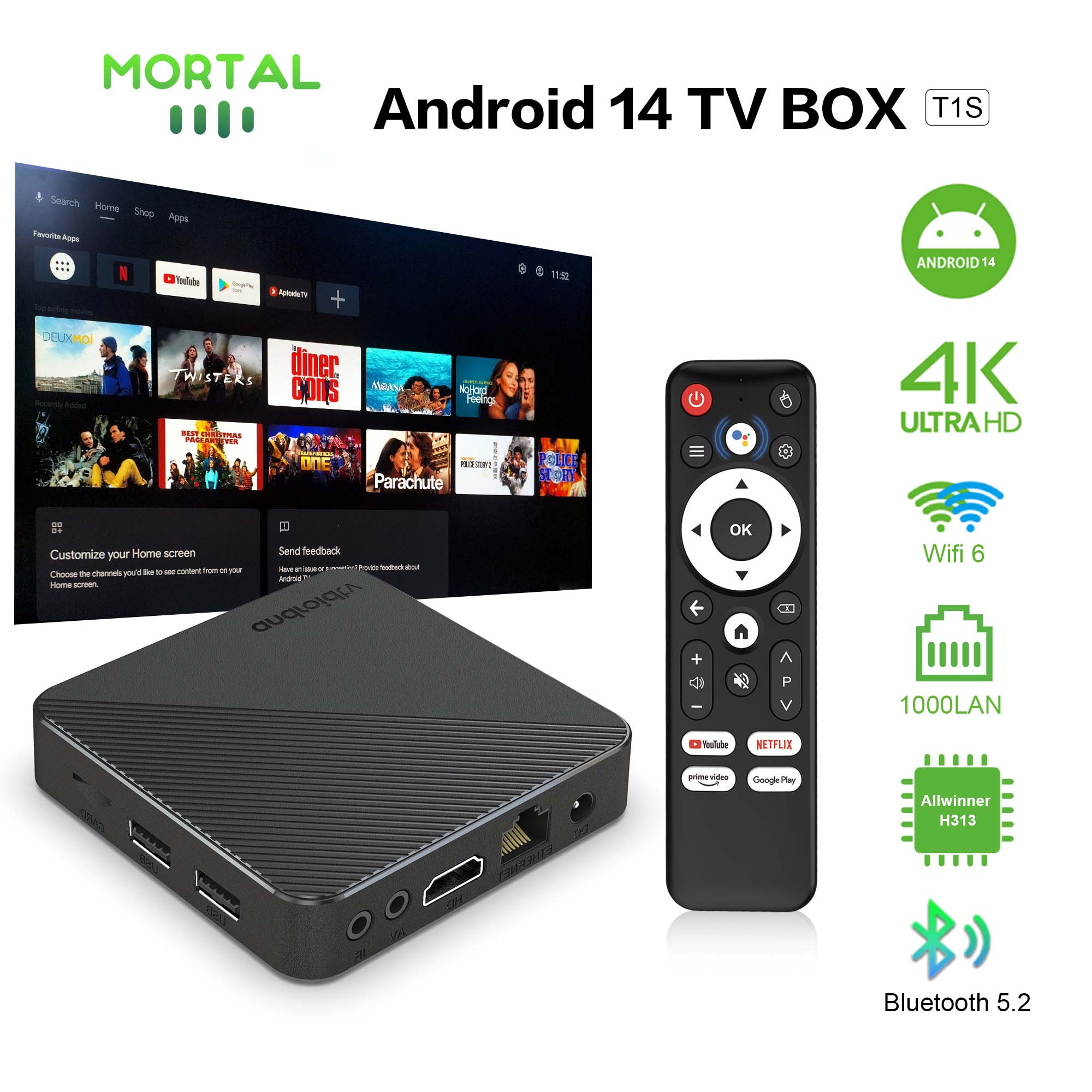 Home Cinema App - TV Box con sistema de cine