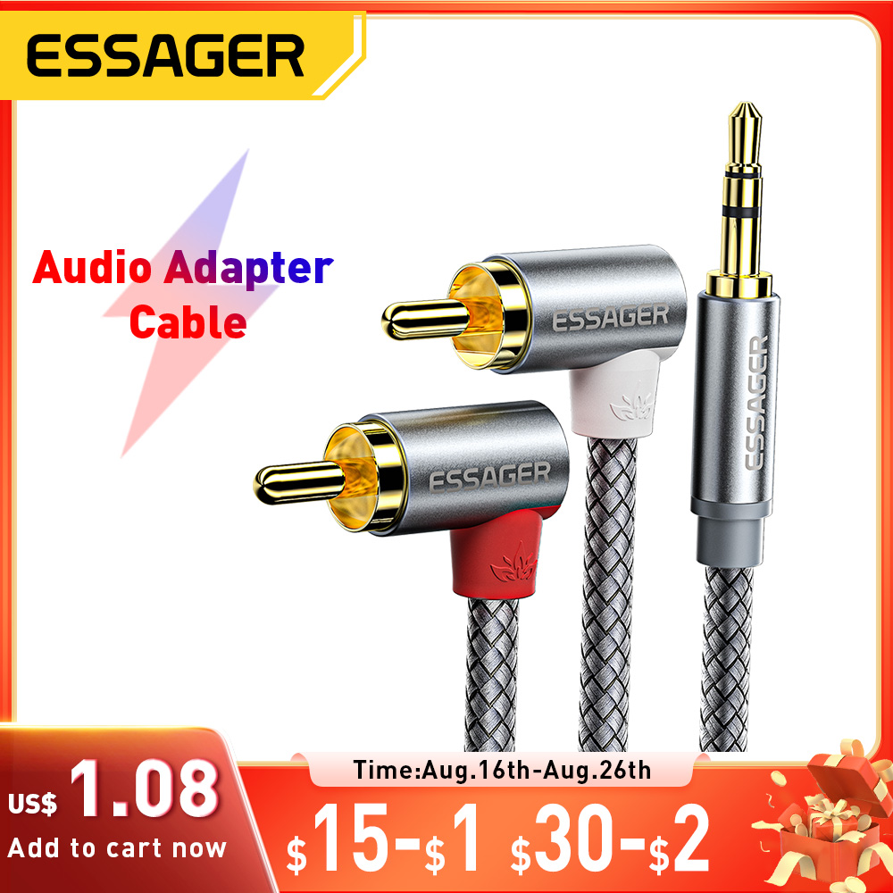 Essager 90 °   Cable estéreo d - Home Cinema App reseña y precio