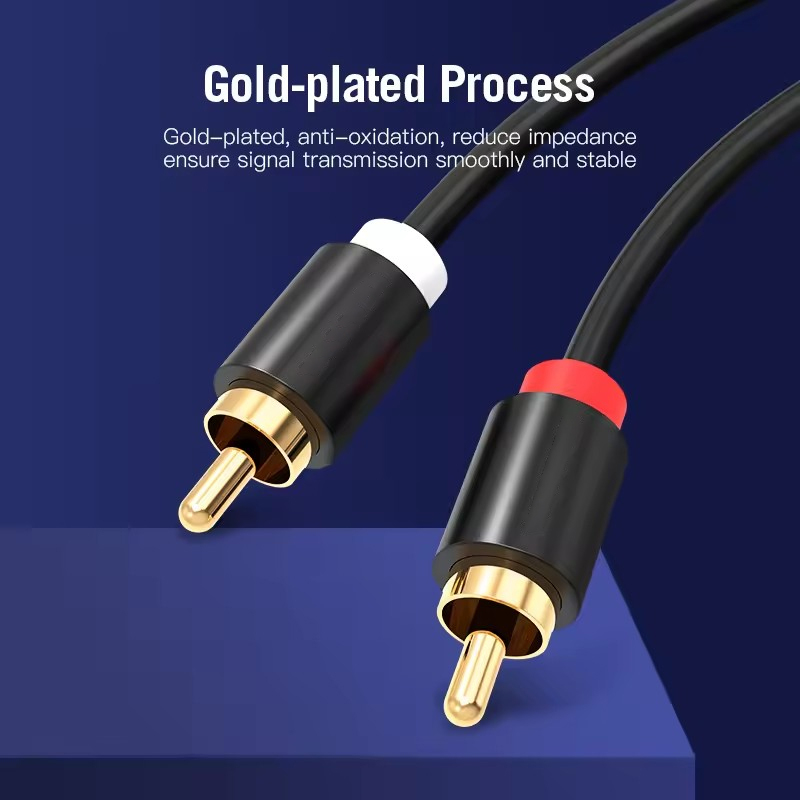 Cable RCA estéreo HIFI, Cable  - Home Cinema App reseña y precio