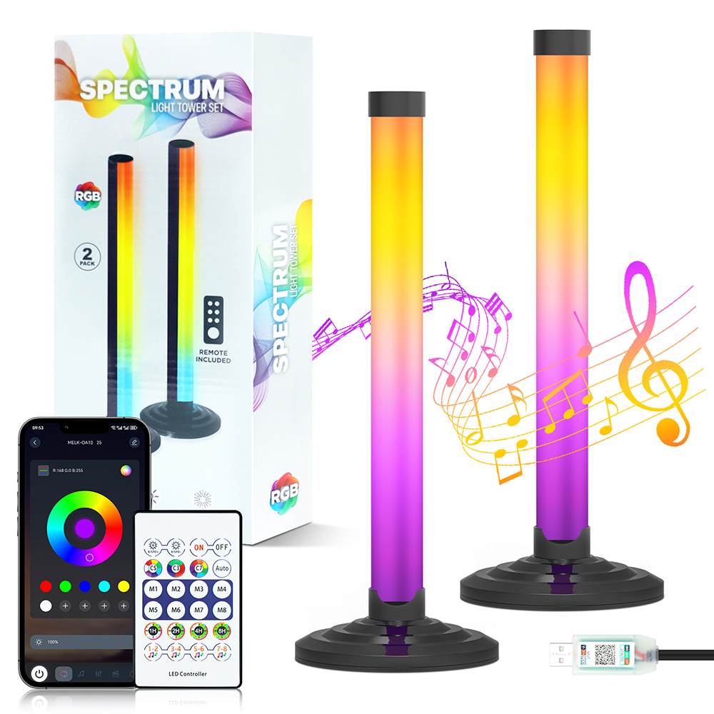 Lámpara de pie de esquina LED  - Home Cinema App reseña y precio