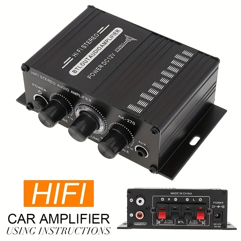 Mini Amplificador de Potencia  - Home Cinema App reseña y precio