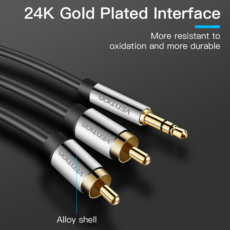 Vention Cable RCA 3,5 a 2rca c - Home Cinema App reseña y precio
