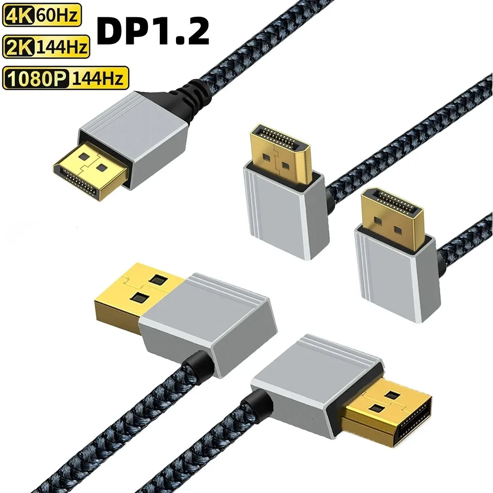 Cable DP 4K de 90 grados arrib - Home Cinema Projector 4K reseña y precio